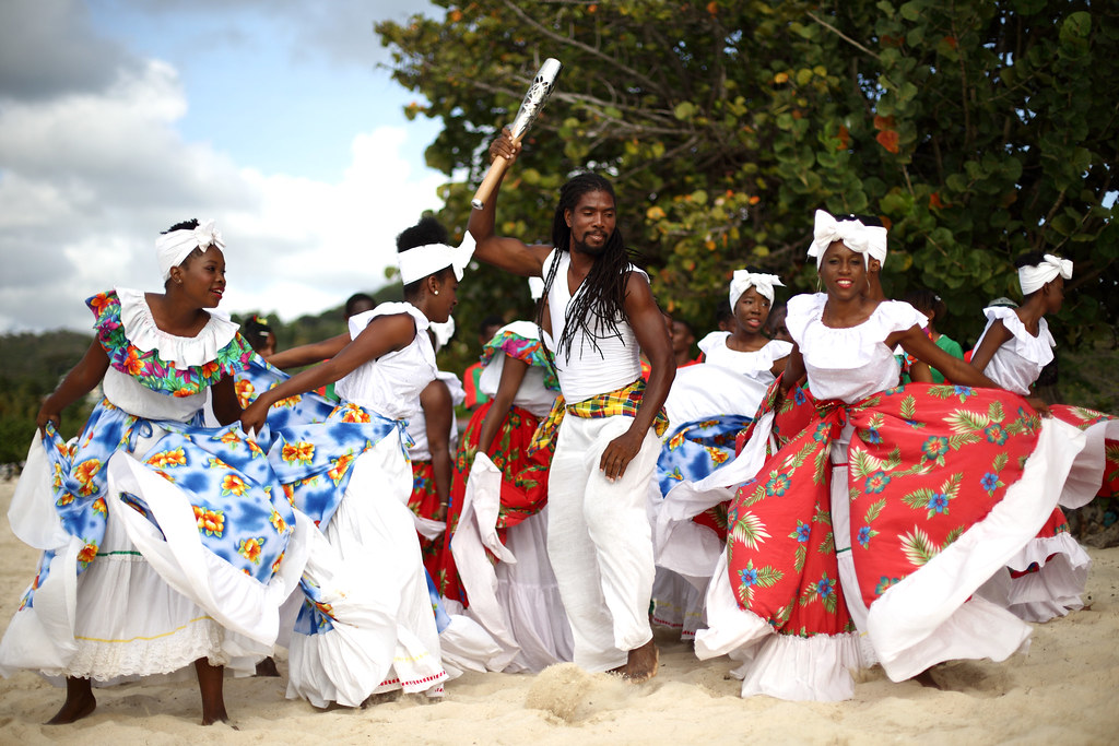 The Grenada School of Dance perform on Grand Anse Beach wi… Flickr