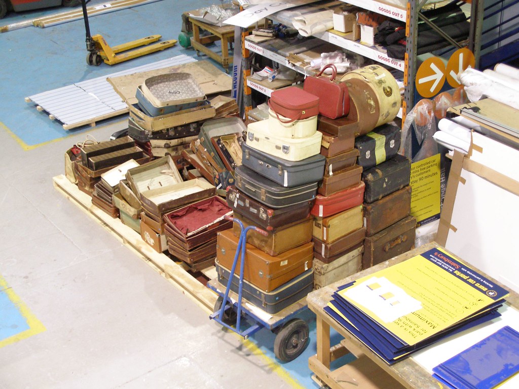 P2011679 Old Luggage in our factory in Manchester for an E… Flickr