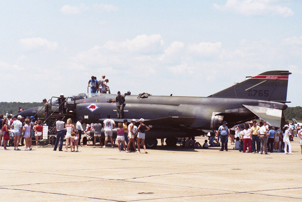 Arkansas ANG F4C Phantom II, Little Rock AFB, 1985 Flickr
