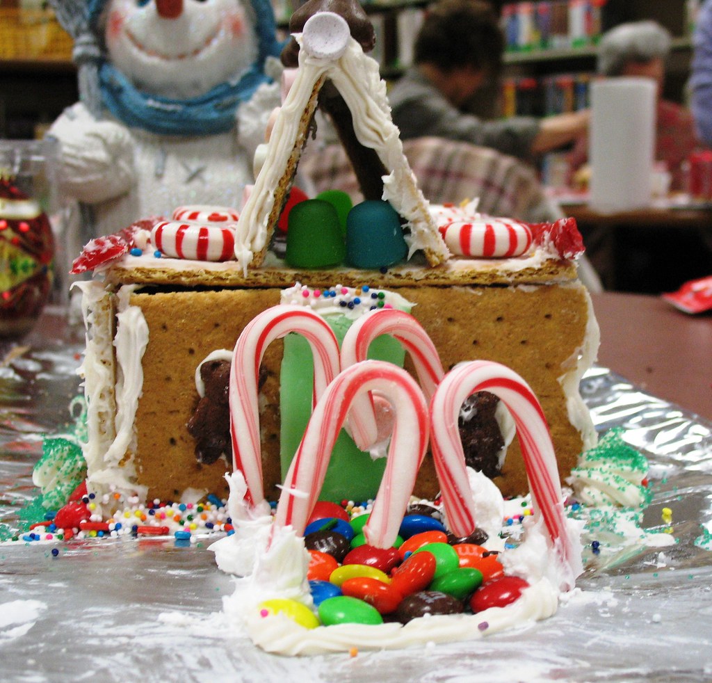 Candy Cane House OakGroveLibrary Flickr