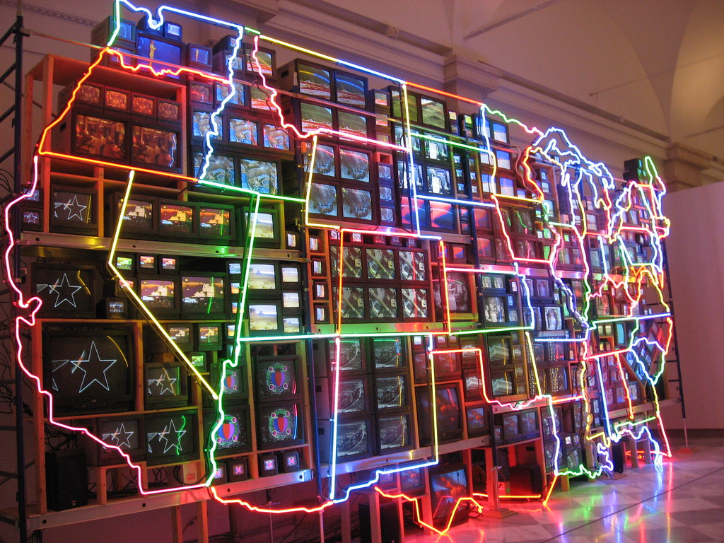 "Electronic Superhighway" By Nam June Paik (01) Smithsoni… Flickr