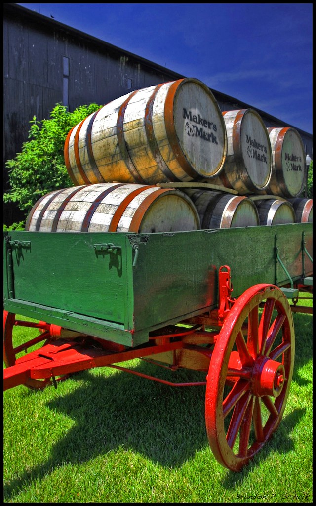 makers wagon LORETTO, KY Maker's Mark distillery. b_schalk Flickr