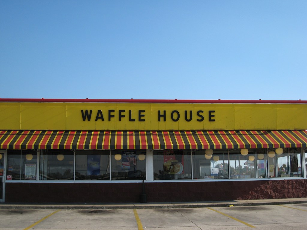 Waffle House I have only done this once on my trip, mostly… Flickr