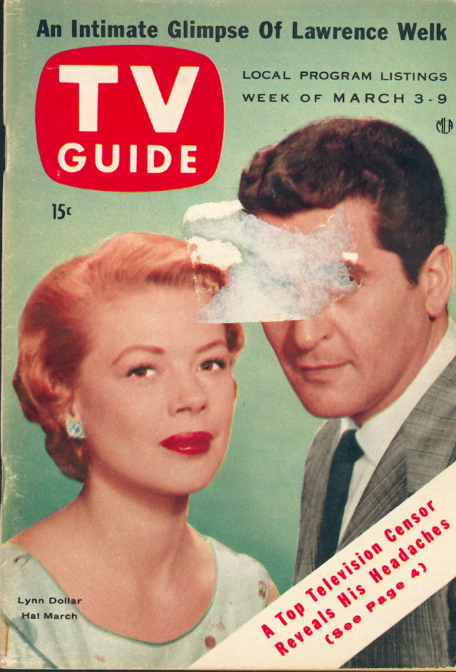 TV Guide 153 March 3, 1956. Lynn Dollar and Hal March of … Flickr