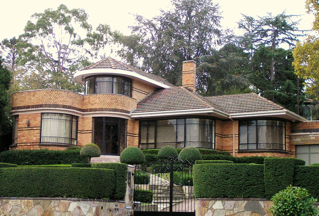 Australia Melbourne 2008 Art deco style house, Maltrav… Flickr
