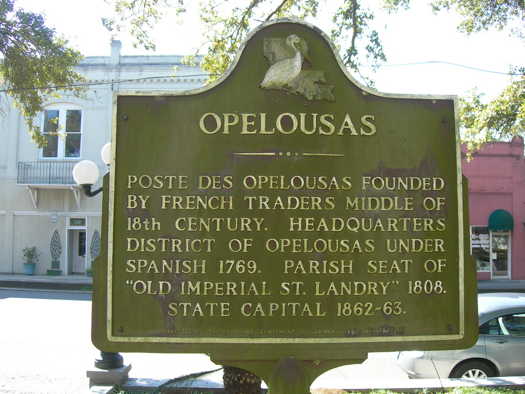 Opelousas Historic Marker (English) Opelousas, Louisiana L… Flickr