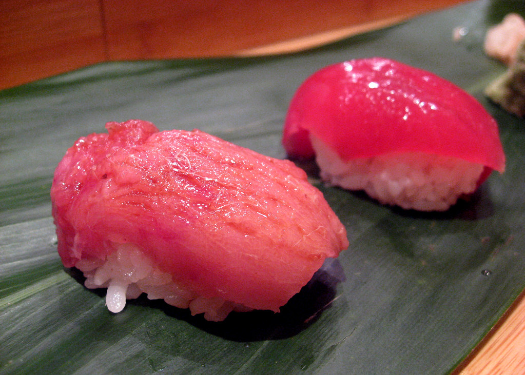 NYC Sushi Yasuda Big eye Tuna and Big Eye Fatty Tuna Flickr