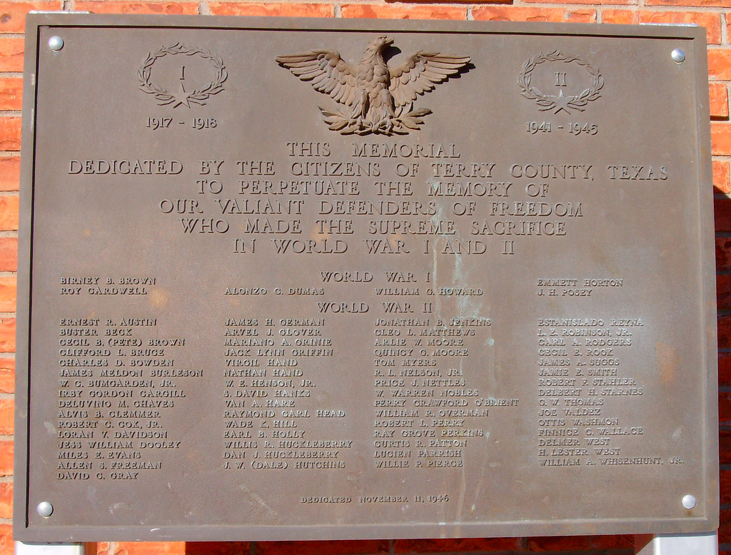 American Legion Post 269 Marker (Brownfield, Texas) Flickr