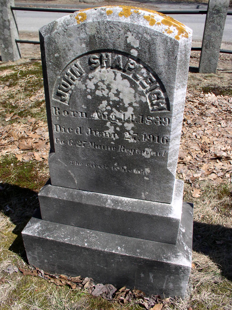 John Shapleigh, 27th Maine Served as private in Co G, 27th… Flickr