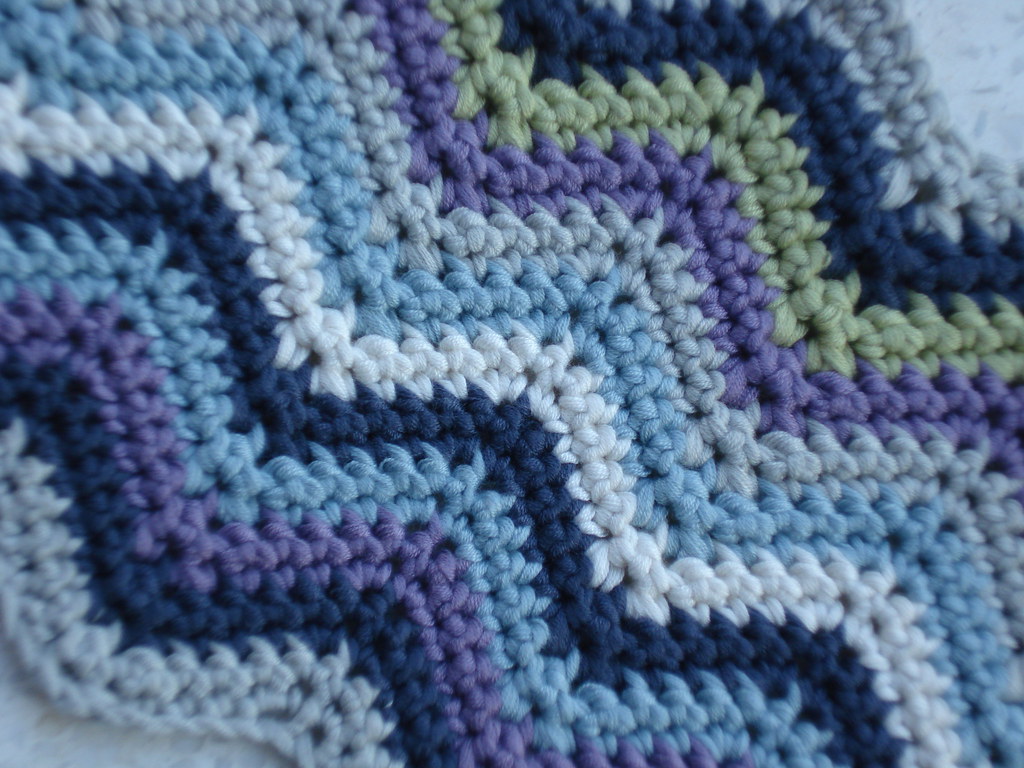 Ripple Blanket I love the stitch definition from the bambo… Flickr