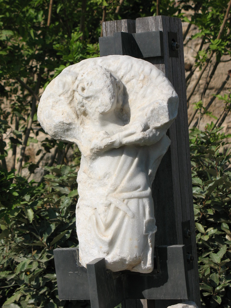 Early Christian statue Caesaria_0578 Roman and Byzantine… Flickr