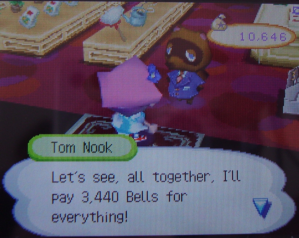 selling things for bells. greenpoi, animal crossing wild w… Flickr