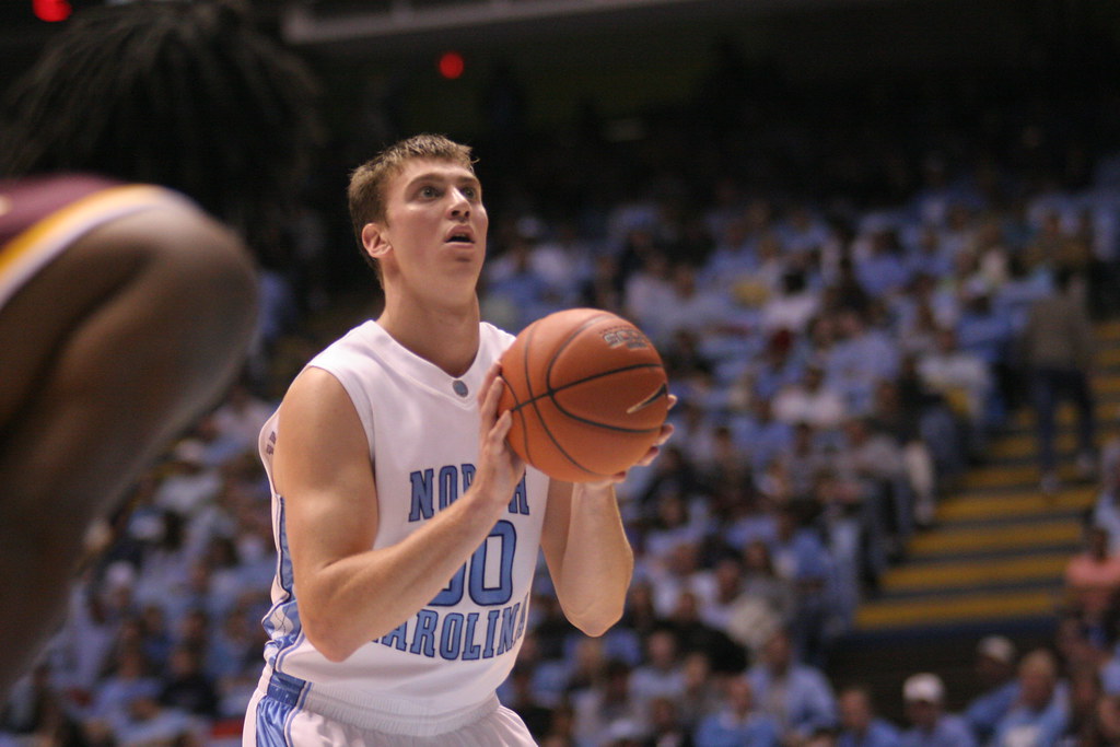 UNC Men's Basketball Team UNC vs. Shaw Tyler Hansbrough Flickr