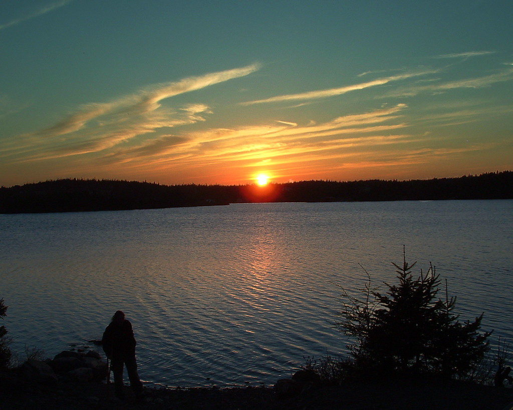 Sunset Taken on Big Collier's Pond near Brigus Junction Ne… Flickr