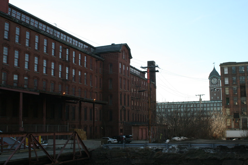 Pemberton Mill from the North Canal Ayer Mill(New Balance … Flickr