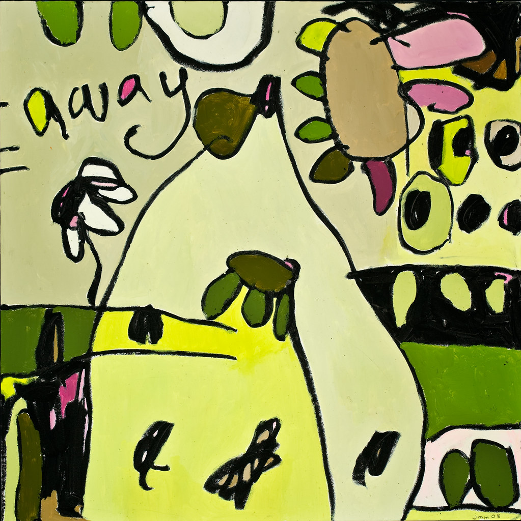 prize 24x24 in oil stick, acrylic paint on panel Jennifer Mercede Flickr