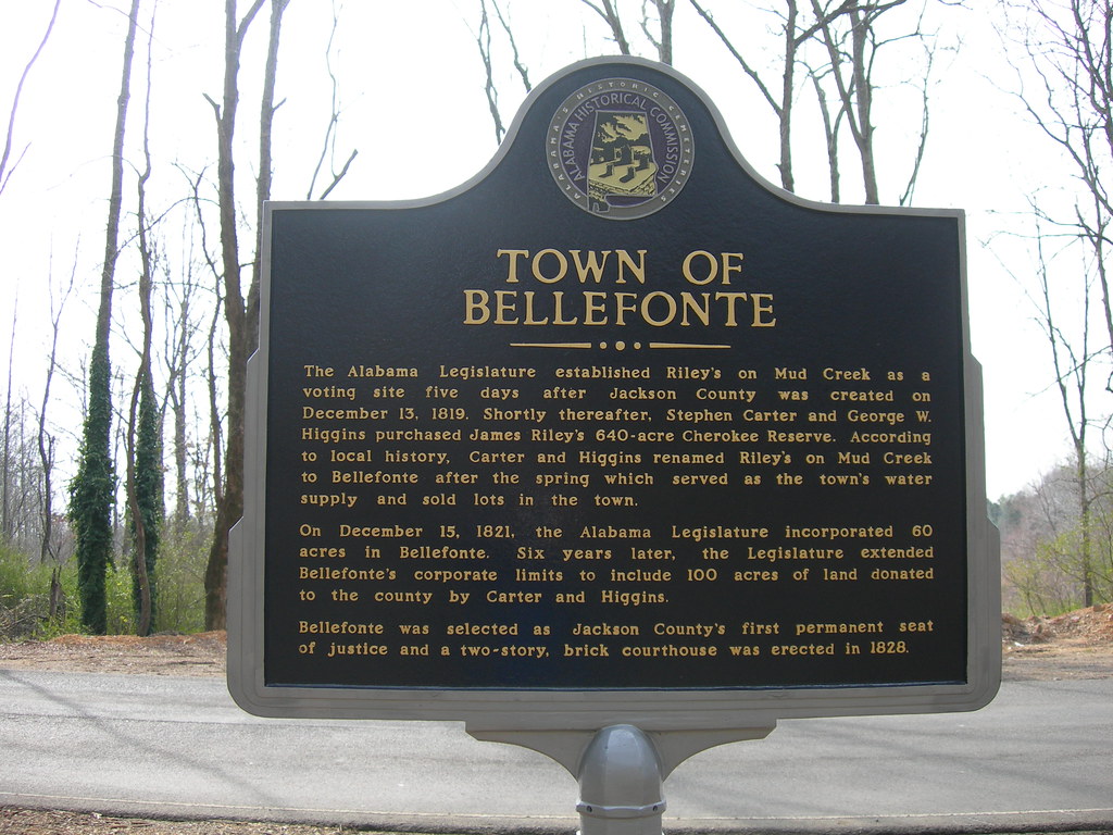 Town of Bellefonte Historic Marker Located on Co Rd 33 at … Flickr