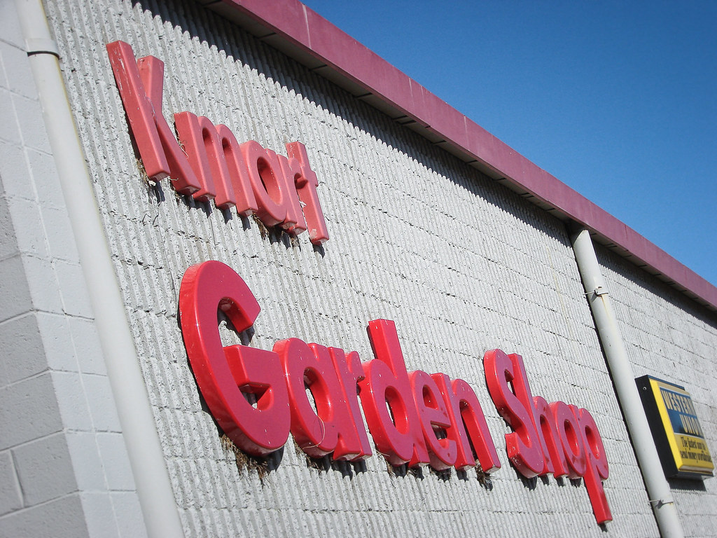 Kmart Garden Shop sign in Vernon a photo on Flickriver