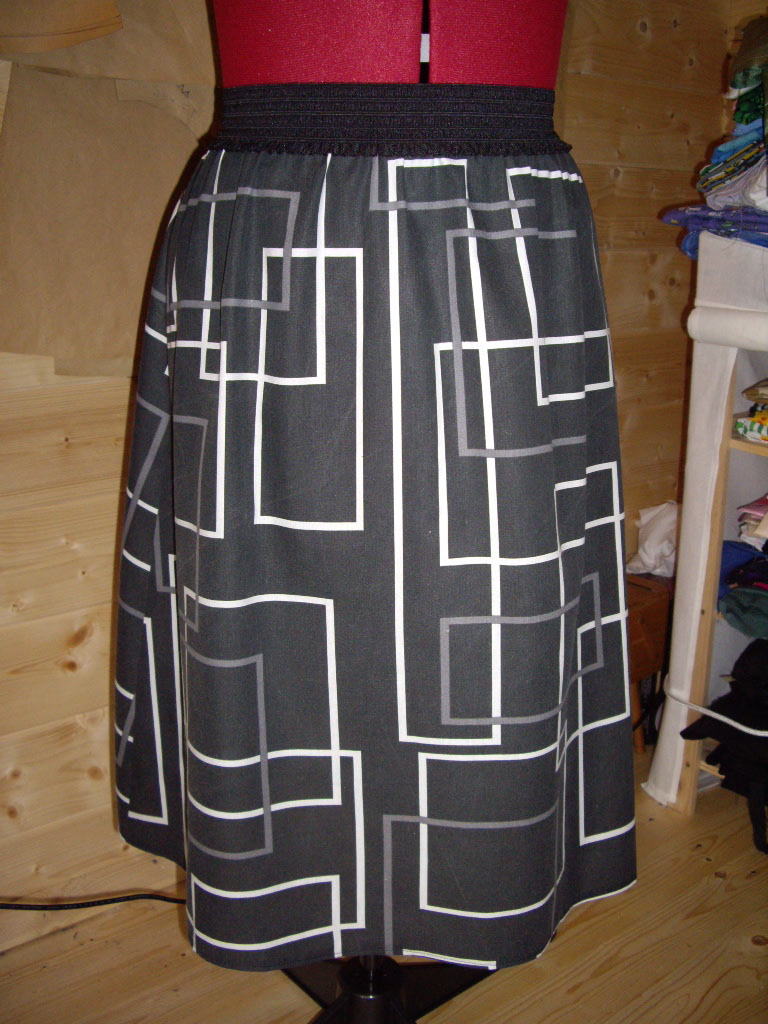 Squares Skirt Skirt made from a recycled duvet cover. Ther… Flickr