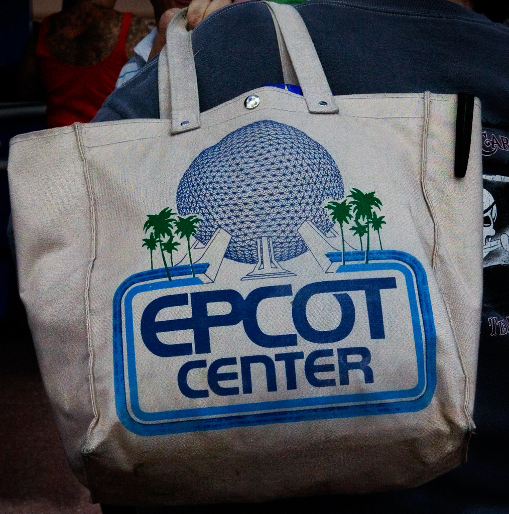 An EPCOT Center Tote Bag A vintage EPCOT Center tote bag a… Flickr