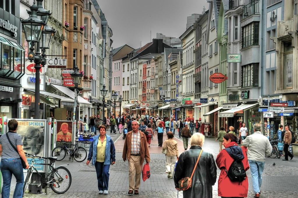 Streets of Cologne, Germany German weather is so often dar… Flickr