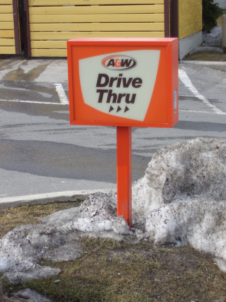 A&W Drive Thru Sign Grand Park Centre Location, Central Pa… Flickr