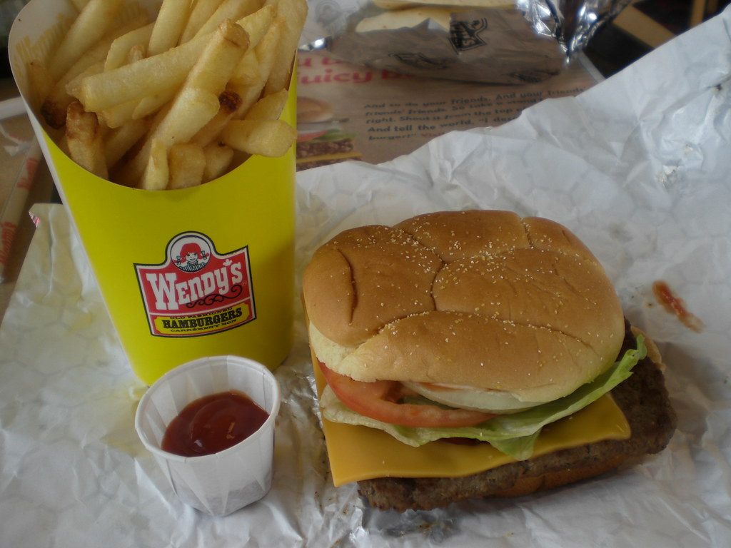 080 Wendy's Big Bacon Burger a photo on Flickriver