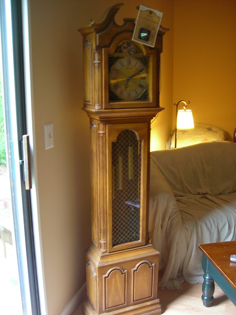Grandfather clock I mentioned to my dad that I liked the g… Flickr