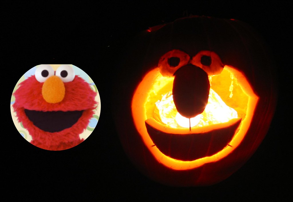 Sesame Street Pumpkin Stencil