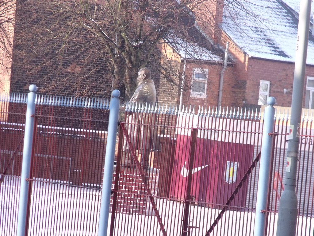 Statue of William McGregor outside Villa Park (and the cla… Flickr