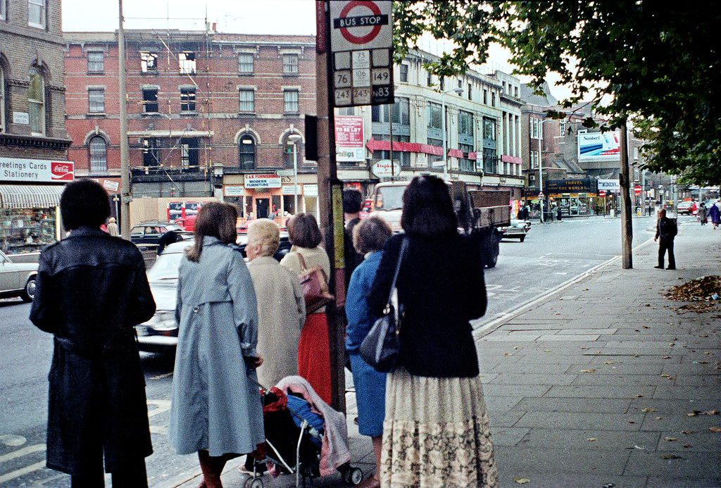 Stamford Hill 1978 Stephens of Stoke Newington, the depart… Flickr
