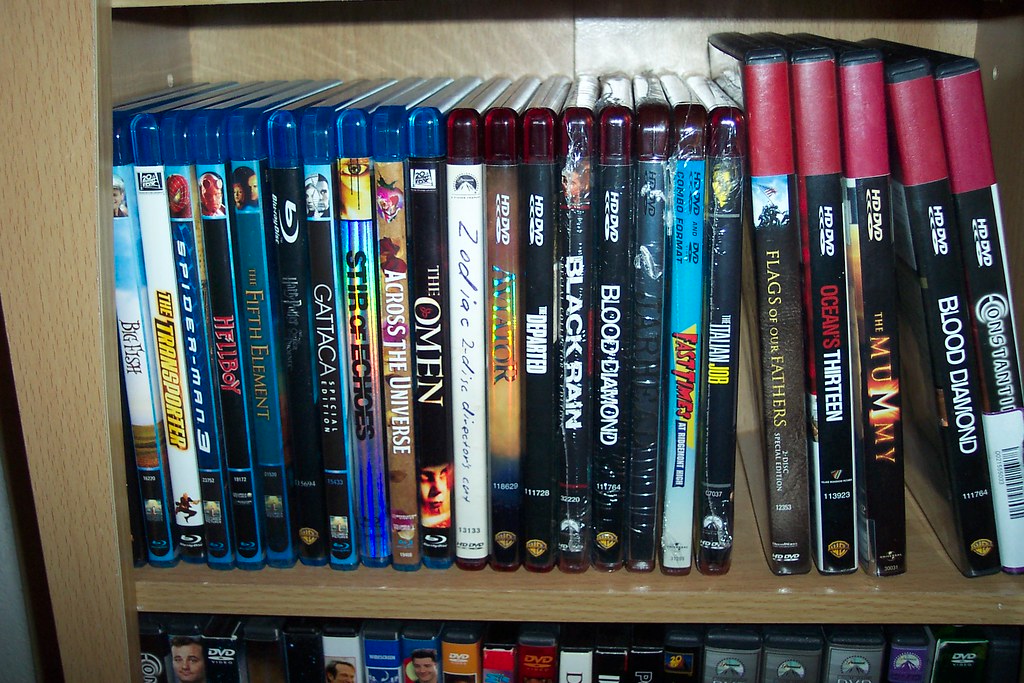 BluRay & HD DVD Collection This is my collection of BluR… Flickr