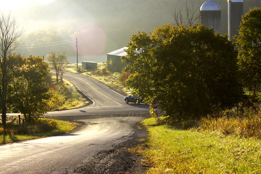 Rural intersection I took the photo standing on Canaday Hi… Flickr