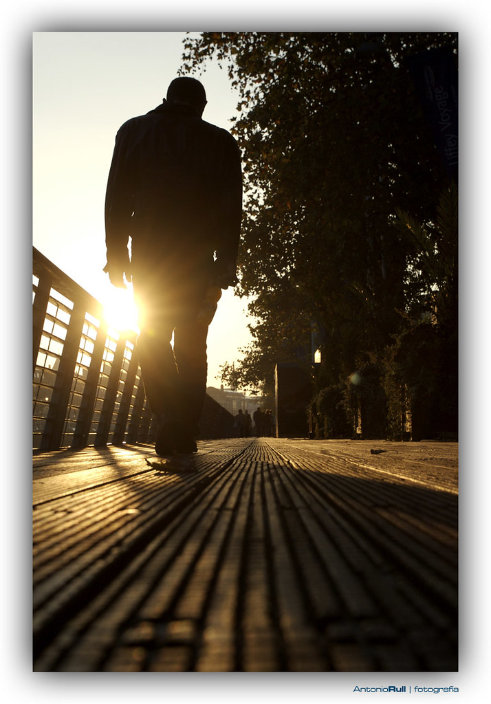 Bachelors Walk A person walks at Bachelors Walk, beside ri… Flickr