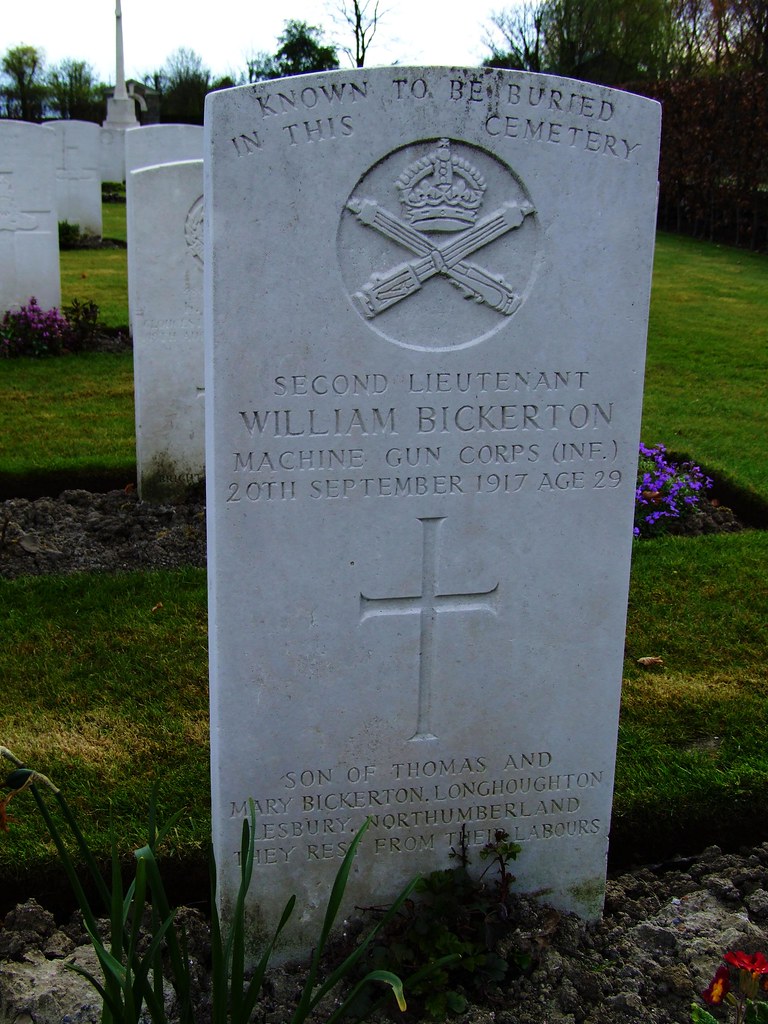 Oxford Road Cemetery 2nd Lt William Bickerton, aged 29, … Flickr
