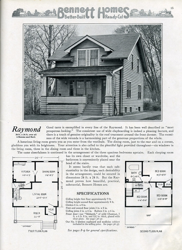 Homes 1920 The Raymond Daily Bungalow Flickr