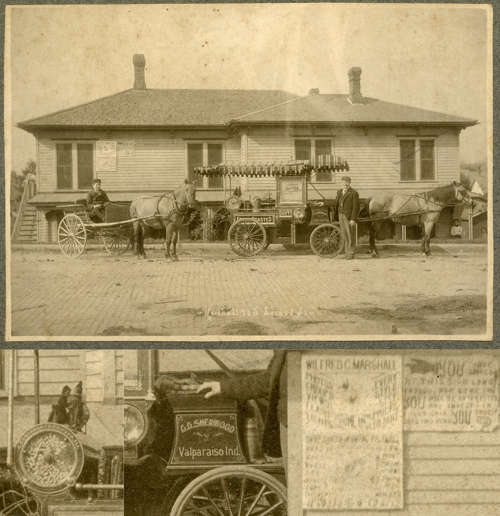 Peanut Wagon, circa 1900 Valparaiso, Indiana a photo on Flickriver