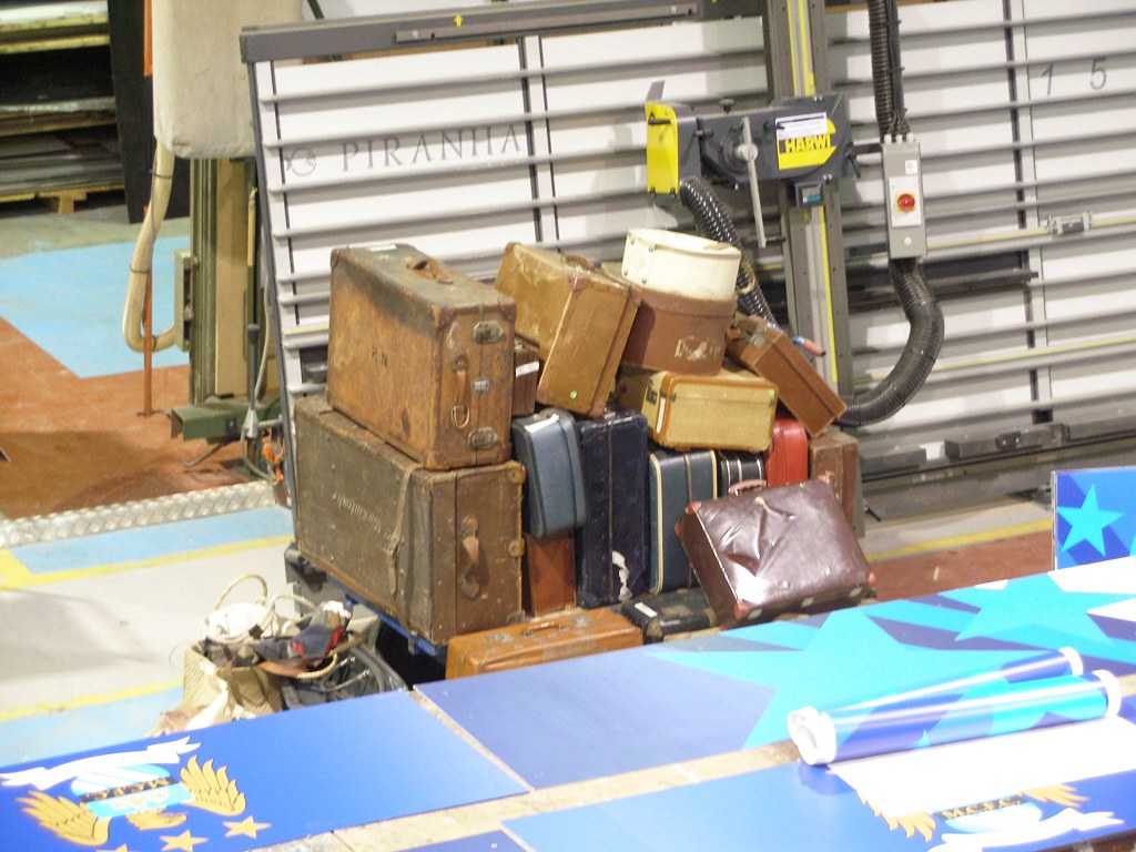 P1311675 Old Luggage in our factory in Manchester for an E… Flickr