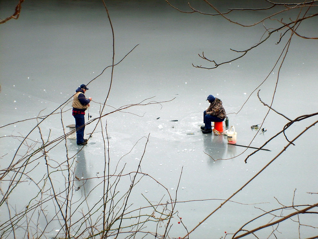 Ice Fishing Lake Thompson Photograph by James W. Bailey … Flickr
