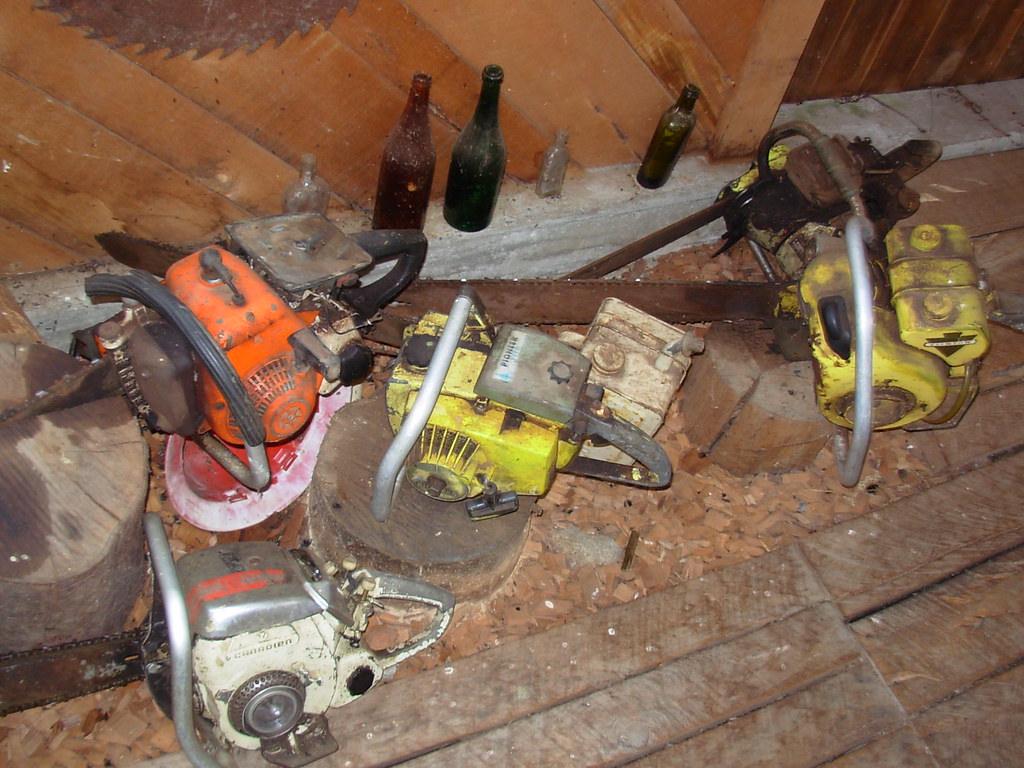 antique chainsaws reintal Flickr