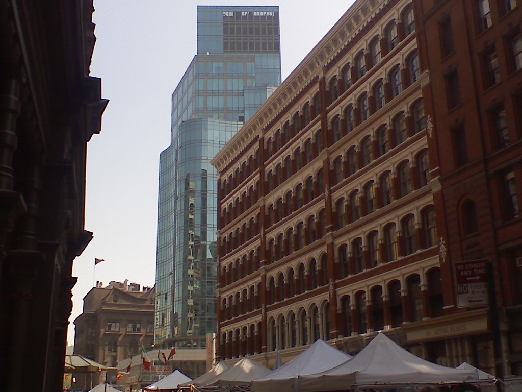 ASTOR PLACE architectural contrasts on Astor Place between… Flickr