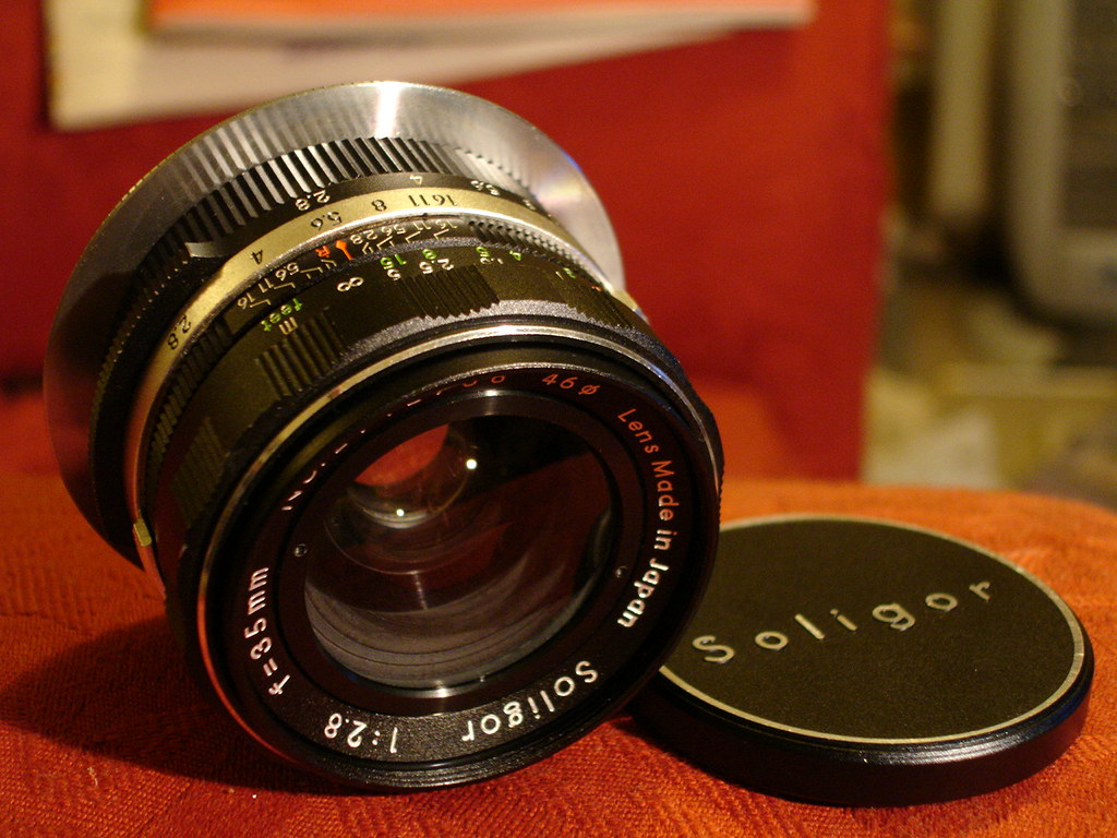Soligor 35mm M42 preset lens with EOS mount adapter Flickr