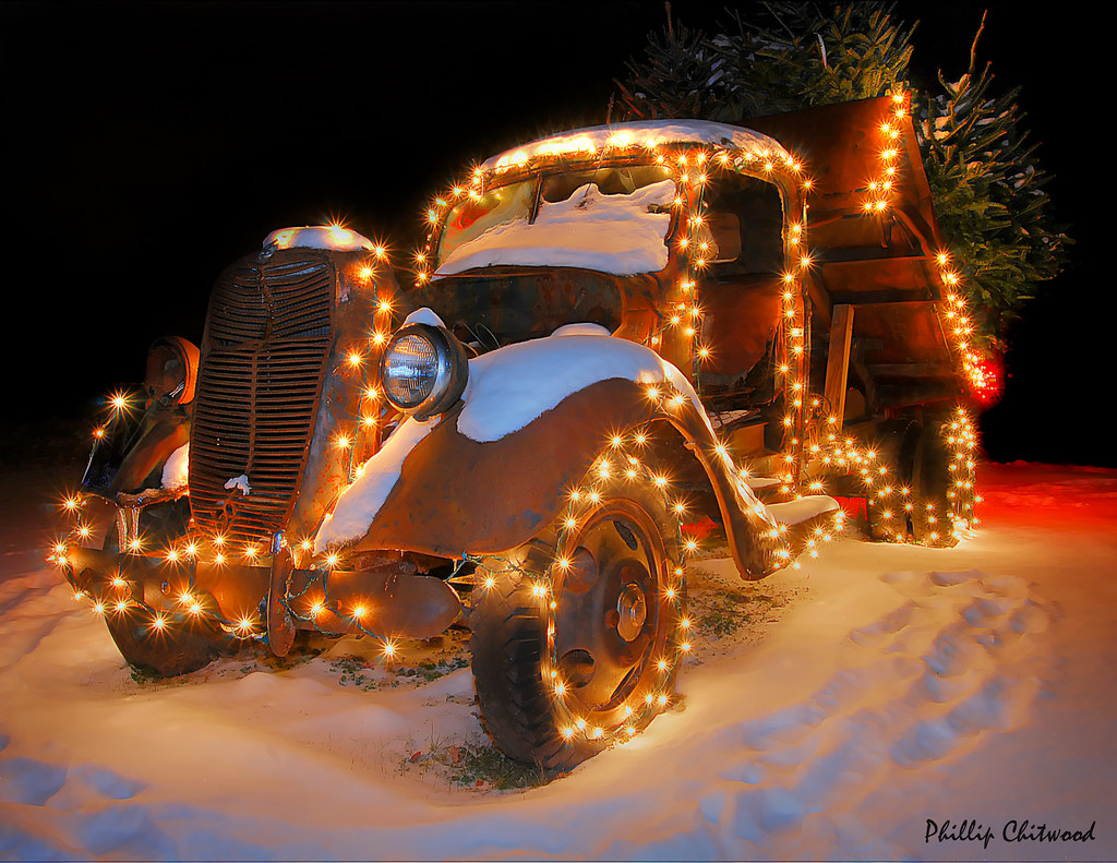 Vermont Christmas Tree Delivery Truck View Large On Black … Flickr
