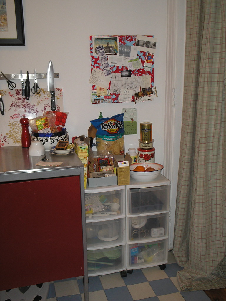 before rolling bins My kitchen has built in but … Flickr