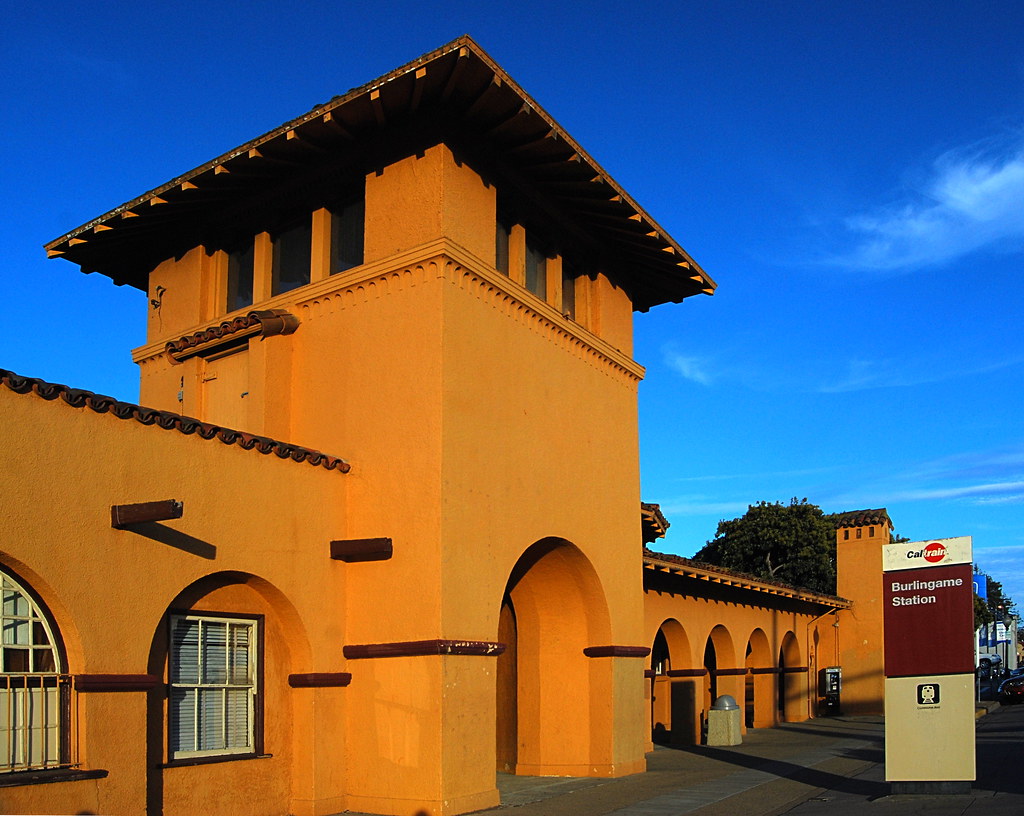 Burlingame Train Station a photo on Flickriver