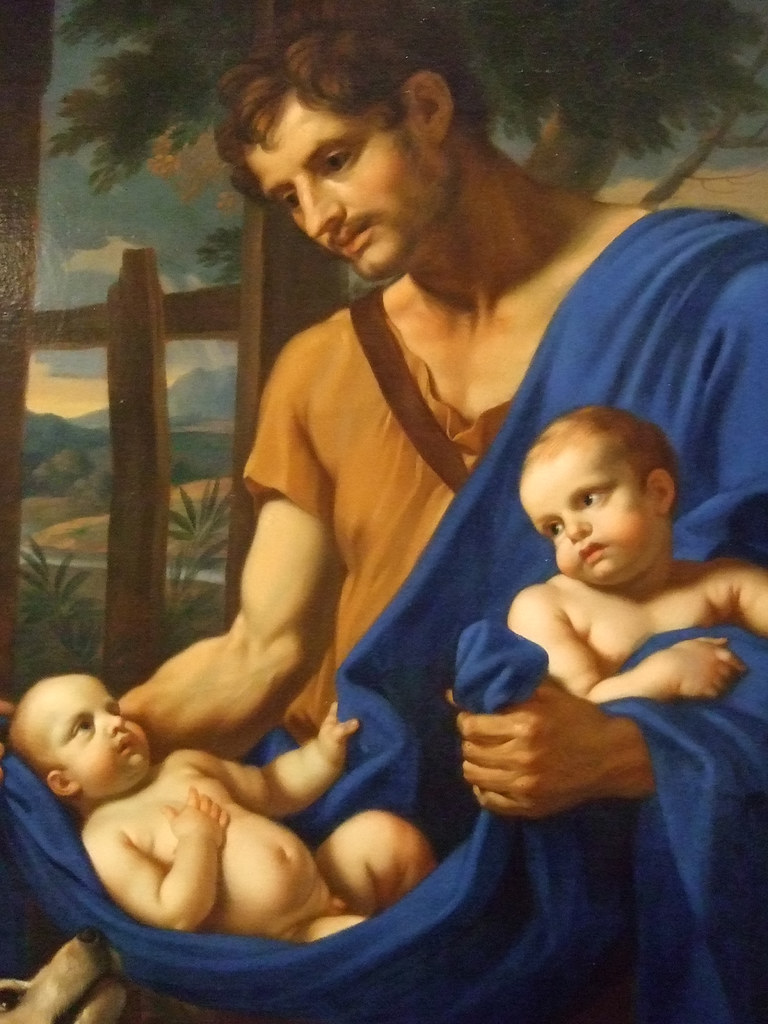 The shepherd Faustulus Bringing Romulus and Remus to His Wife by