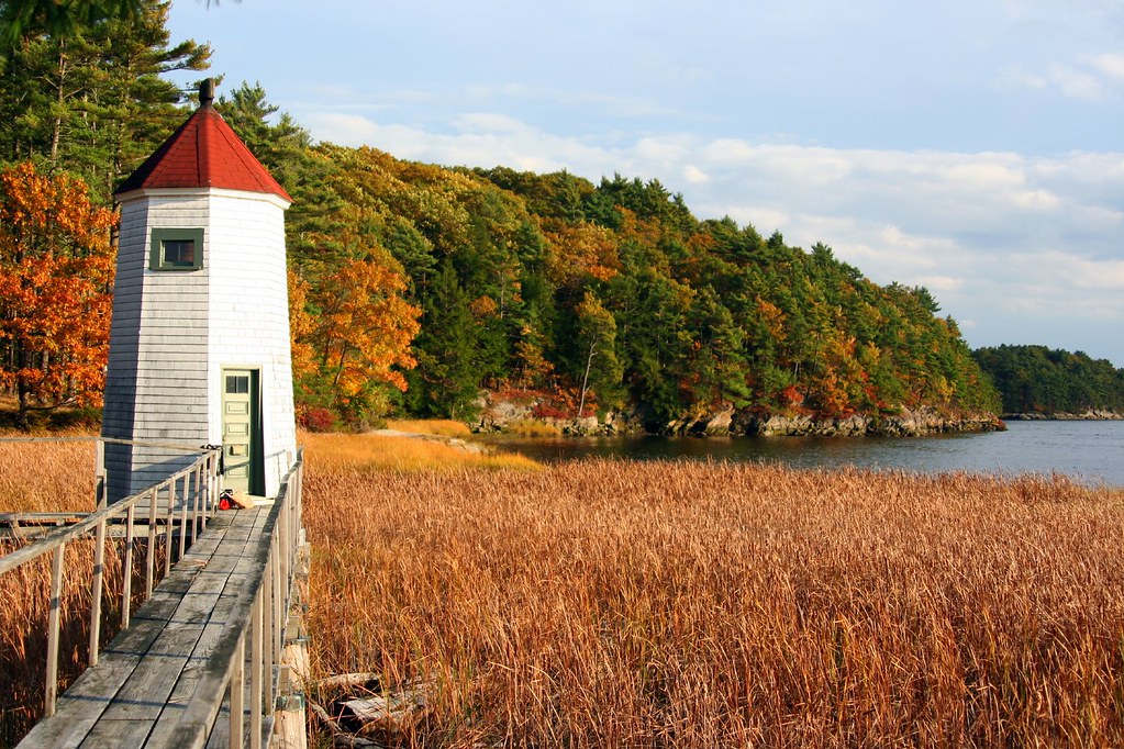 Kennebec River Range The south tower of the Kennebec River… Flickr