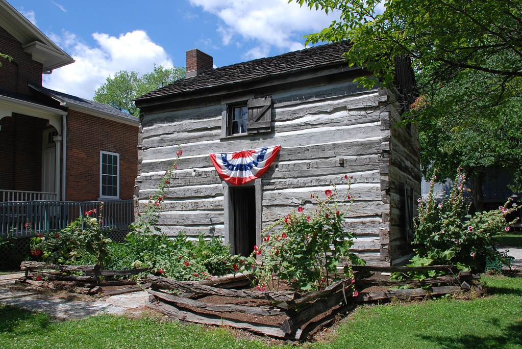Dickinson Log Cabin Circa 1823 This cabin, once owned by… Flickr