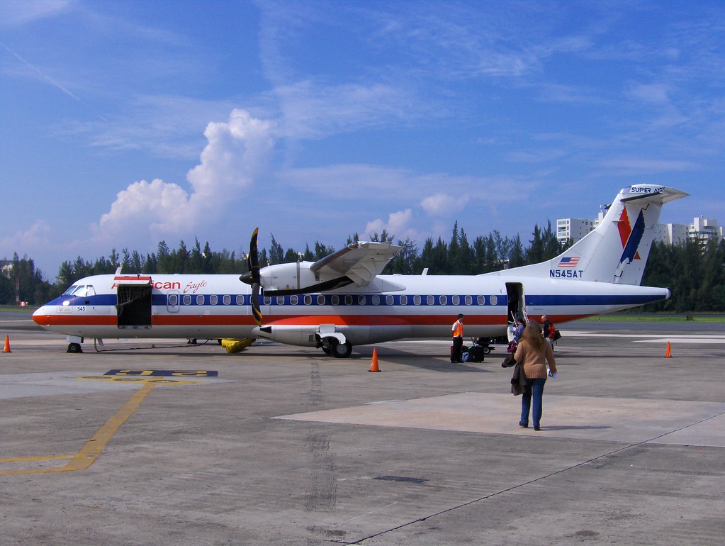 Puddle Jumper Boarding the plane in San Juan for a halfho… Flickr