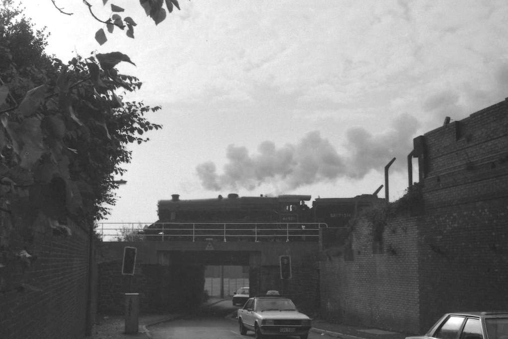 44932 LMS Derby Works 1945 Passing over Prescott Street br… Flickr